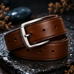 Leren herenriem Cognac 40 mm